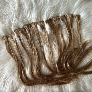 Long Hair Extensions Clip On 20” Long Synthetic Dirty Blonde